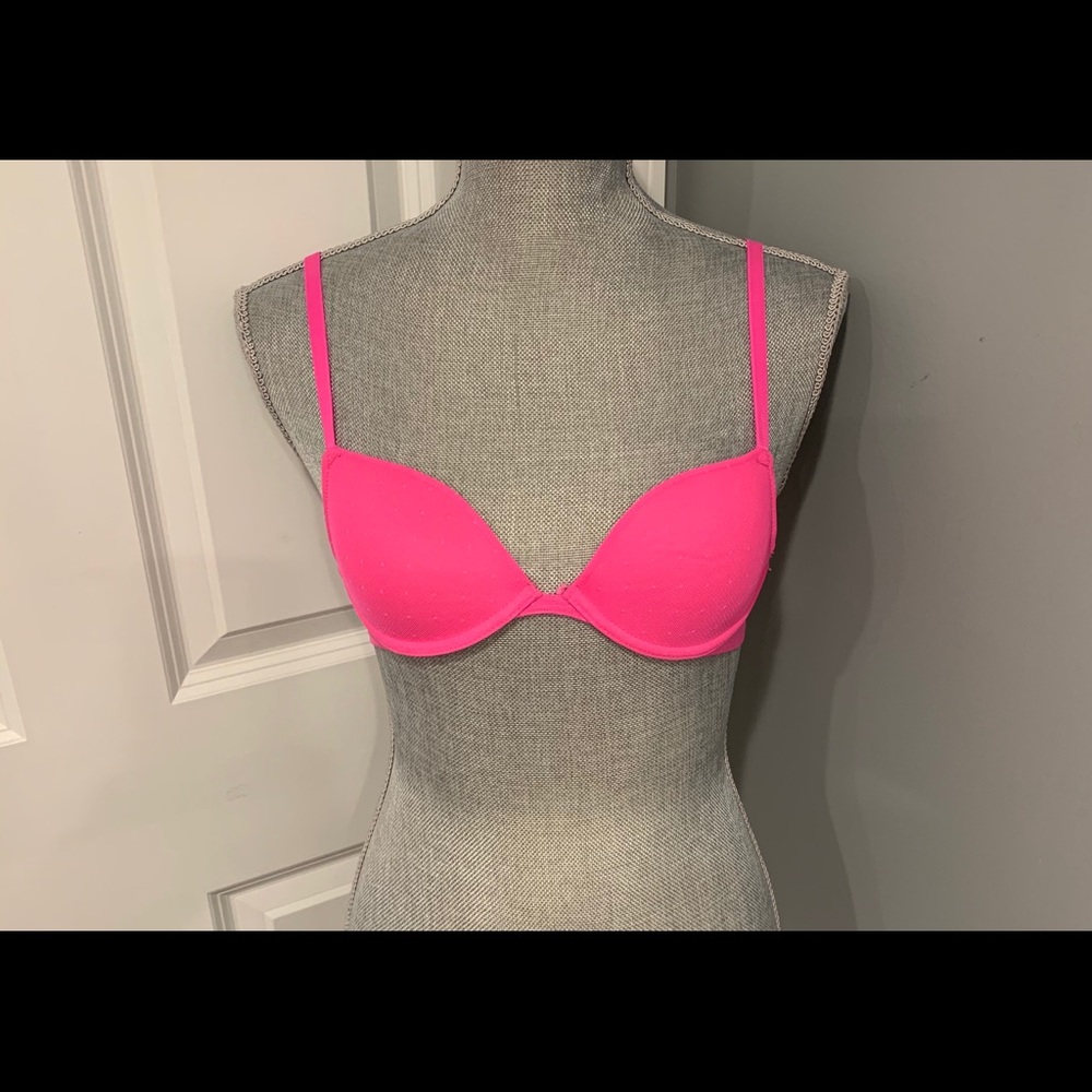 EUC Xhilaration bra hot pink Sz 32A fab cond - Picture 4 of 10